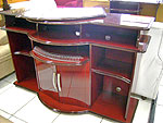 Foto de rack alta com tampo girat�rio