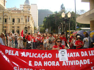 Foto de manifestação