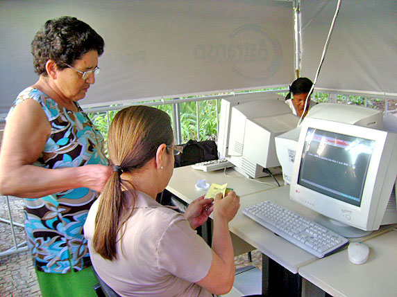 Foto da vota��o do concurso Profissional Modelo 2008
