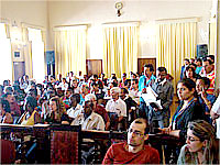 Foto da audiência na Câmara