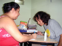 Foto de pessoas no Instituto M�dico Psico-Pedag�gico (IMEPP)