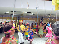 Foto do casal na folia