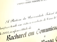 Foto de diploma