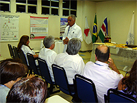 Foto de cerim&ocirc;nia no Hemominas