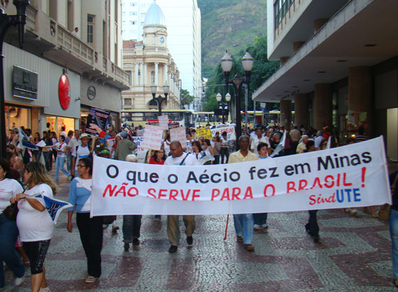 Foto da manifestação