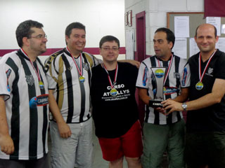 Marcus, Stumpf, Paulo Marcos, Carlos Henrique e Flávio Scarpeli