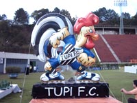 imagem do galo mascote do Tupi