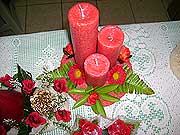Foto de velas em formato de vasos