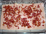 prepara&ccedil;&atilde;o da torta salgada para o lanche