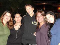 Foto de Sabrina, Bianca, Analy,
Camila e Vanessa - administradoras do blog de Analy
