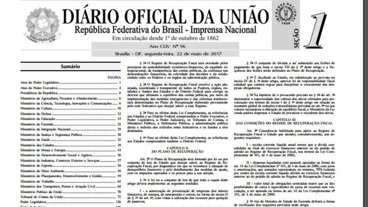 Diário Oficial da União completa 160 anos de circulação ininterrupta