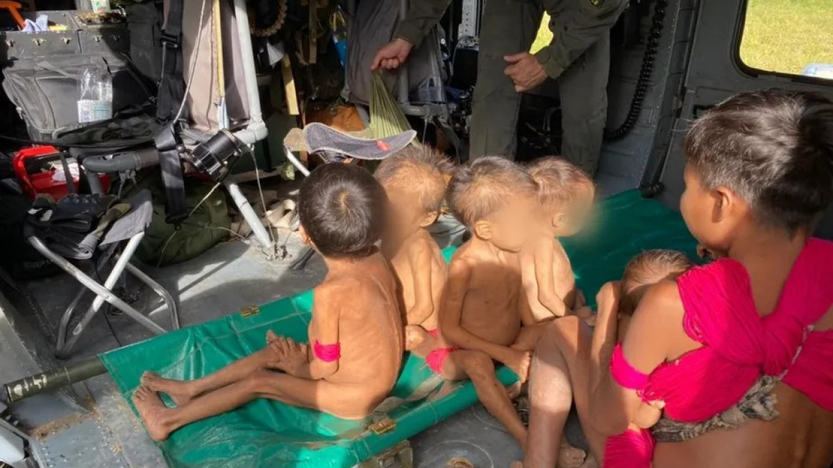 Crianças Yanomami