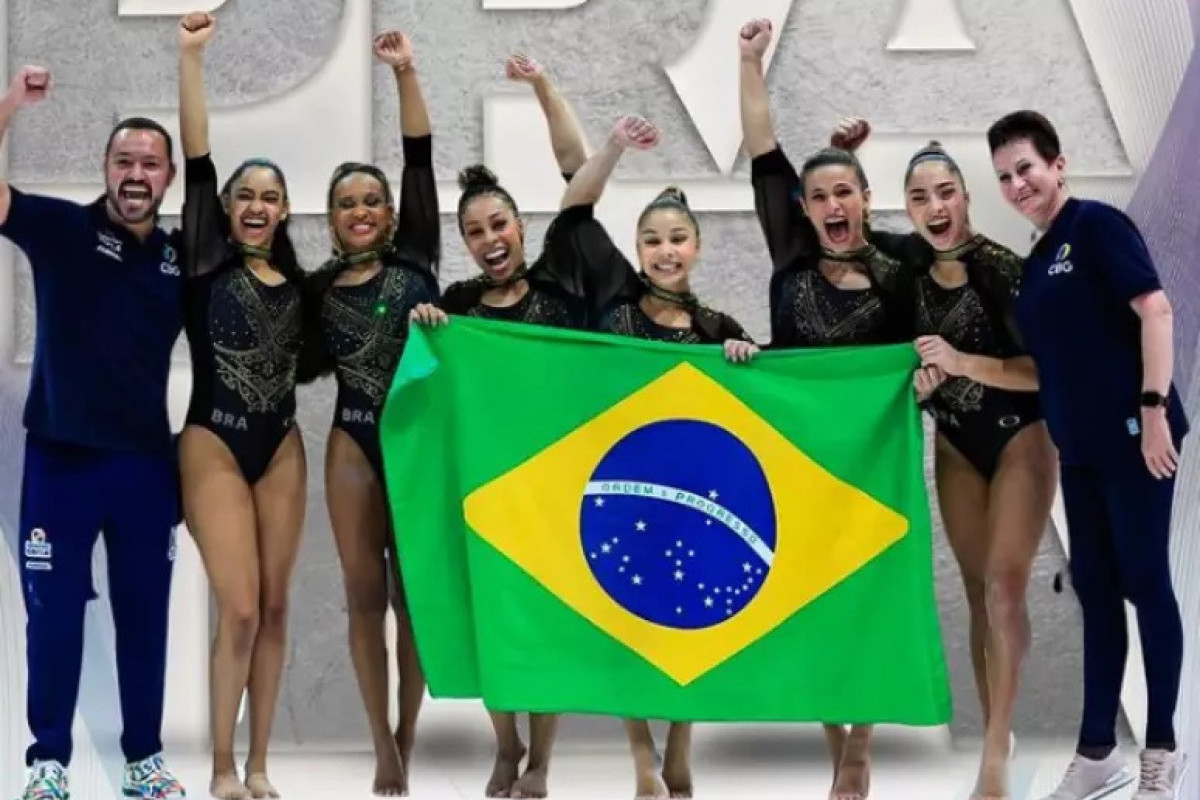 Brasil conquista prata inédita na final por equipes no Mundial de