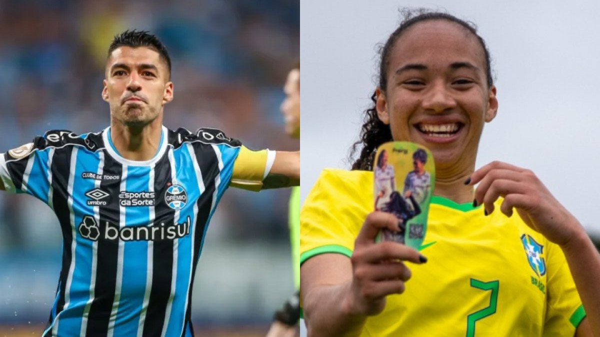 Suárez e Aline Gomes ganham Bola de Ouro do Campeonato Brasileiro