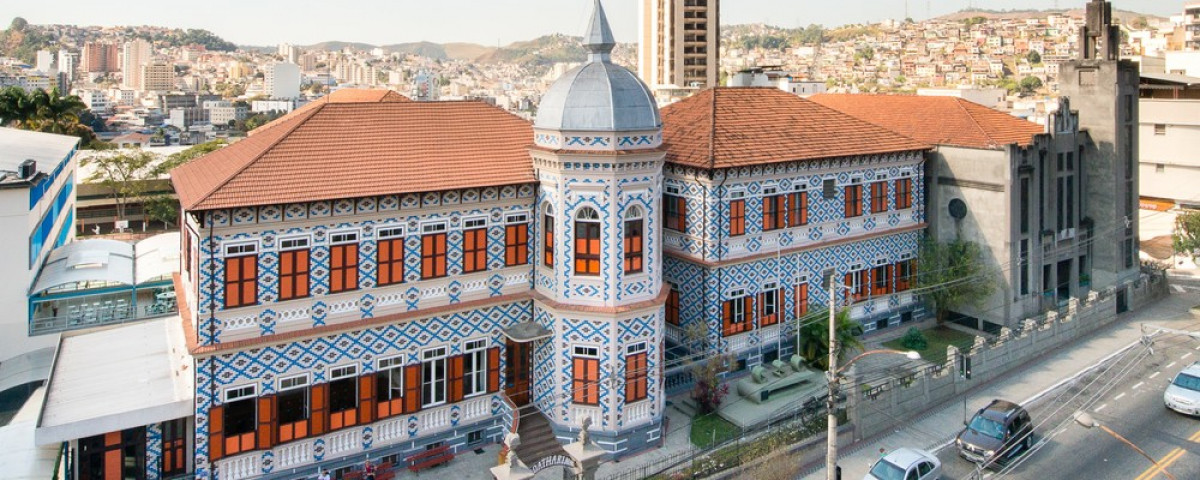 Col&eacute;gio Santa Catarina visto de cima.