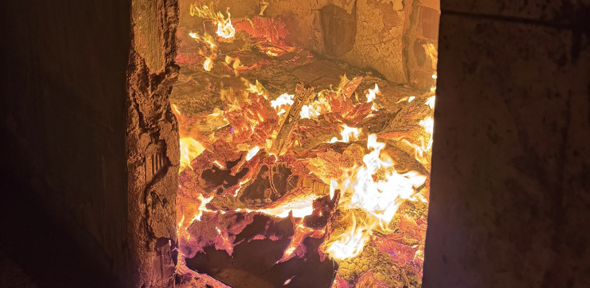 Casa incendiada em Juiz de Fora 