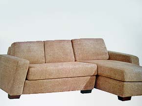 foto de sofá chaise fixa
