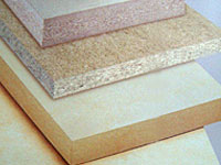 Foto de aglomerado, MDP e MDF