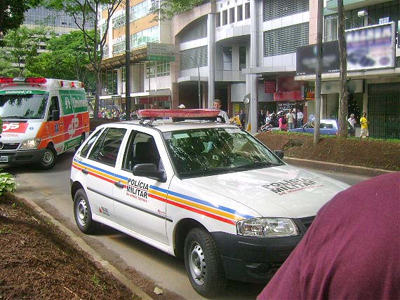 Foto de
tumulto no tr?nsito da Rio Branco