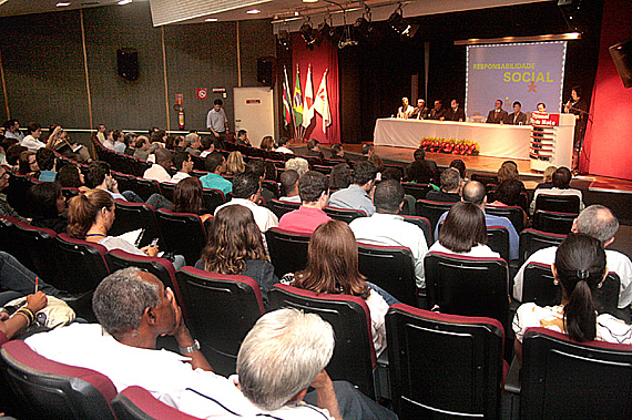 Solenidade de entrega do Selo de Responsabilidade Social
