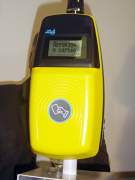 Foto da m?quina de bilhetagem eletr?nica que ser? instalada nos ?nibus