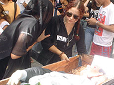 foto de manifesta??o dos estudantes