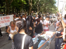 foto de manifesta??o dos estudantes