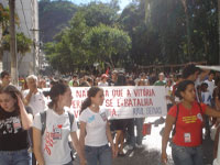 foto de manifesta??o dos estudantes