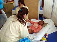 Atendimento de uma crian?a