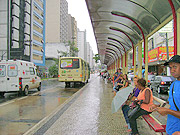 Foto ponto de ?nibus