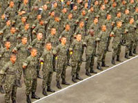 Foto de soldados do ex?rcito