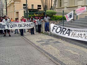 Foto do protesto