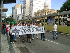 Foto do protesto