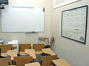 Foto de sala de aula de auto-escola