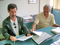 Foto da entrevista coletiva