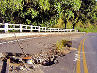 Foto do trecho da Br-267