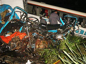 Foto do acidente na BR-116