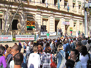 foto de manifestação