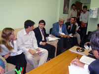 Foto da reunião no Ministério Público