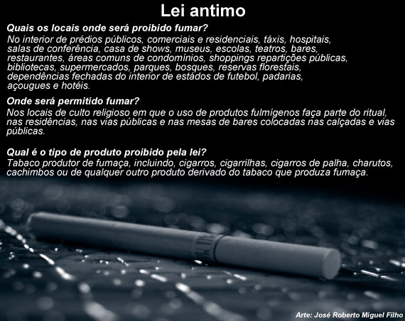 Tabela explcativa sobre a lei