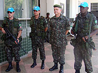 Militares que irão para o Haiti