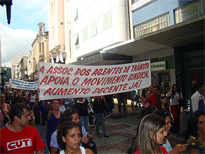 Fotos: Acessa.com Paralisação