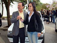 Entrega do ve&iacute;culo para conselheira
