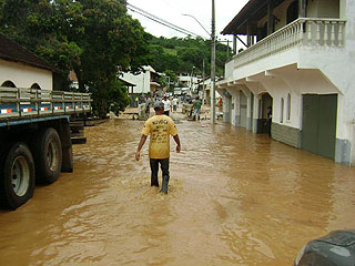 FOTO: Divulgação Inundação em Santana do Deserto