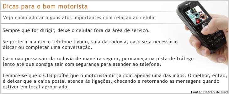 Montagem: Rodrigo Santos Alerta aos motoristas