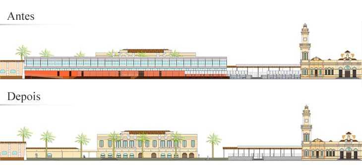 Imagens: PJF Imagem do antes e depois