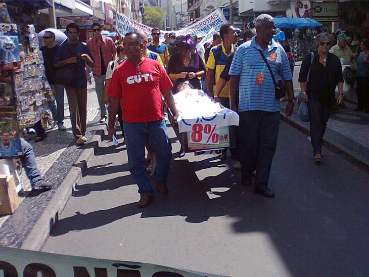 Foto de manifestação