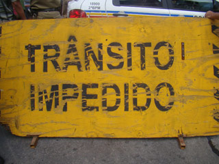 Foto: Arquivo ACESSA.com Placa de trânsito impedido