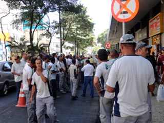 Foto: Divulgação/Sinágua Foto da manifestação