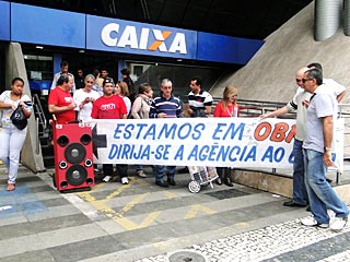 Manifestação bancários